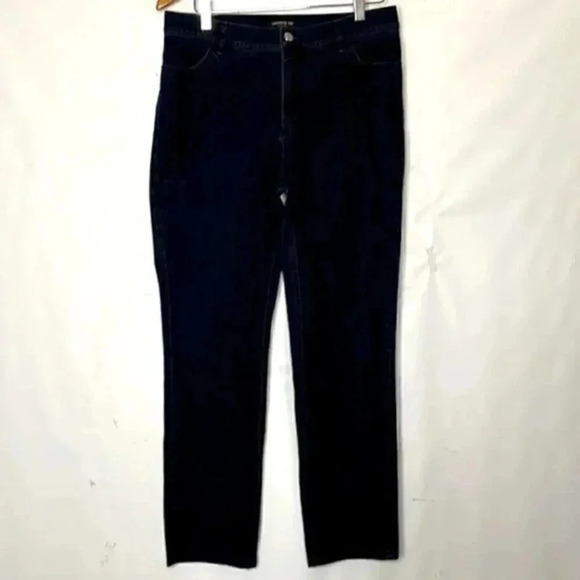 Lafayette 148 New York Denim - Lafayette 148 dark blue wash size 10 no signs of wear